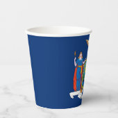 Vlag van de staat New York Papieren Bekers (Voorkant)