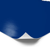 Vlag van de staat New York Perfect Poster (Hoek)