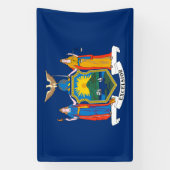 Vlag van de staat New York Spandoek (Verticaal)