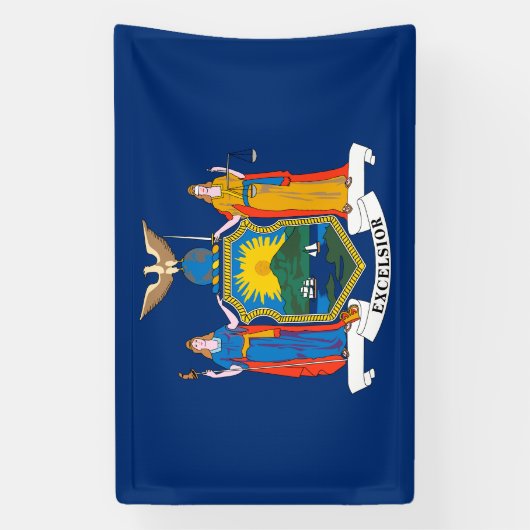 Vlag van de staat New York Spandoek (Verticaal)