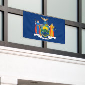 Vlag van de staat New York Spandoek (Buitenkant Gebouw)