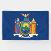 Vlag van de staat New York Spandoek (Horizontaal)