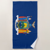 Vlag van de staat New York Strandlaken (Voorkant)
