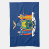 Vlag van de staat New York Theedoek (Verticaal)