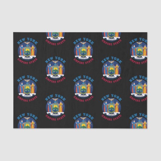 VLAG VAN DE STAAT NEW YORK TISSUEPAPIER (Voorkant)