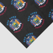 VLAG VAN DE STAAT NEW YORK TISSUEPAPIER (Detail)