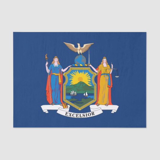Vlag van de staat New York Tissuepapier (Voorkant)