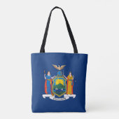 Vlag van de staat New York Tote Bag (Achterkant)