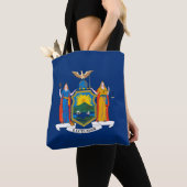 Vlag van de staat New York Tote Bag (Dichtbij)