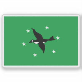 Vlag van de staat Ngchesar, Palau Sticker