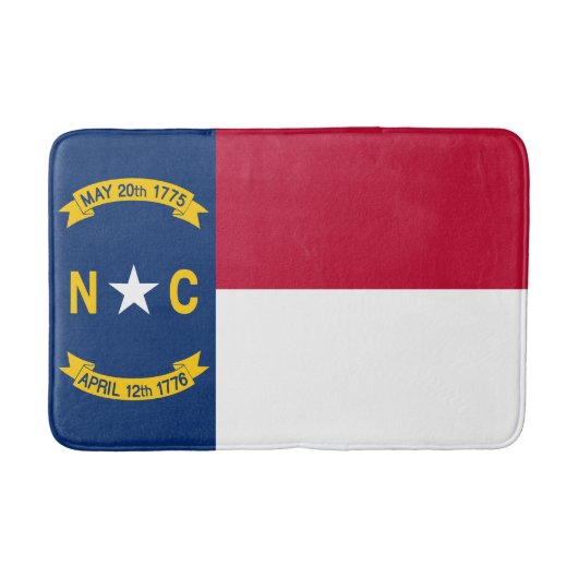 vlag van de staat North Carolina Badmat (Voorkant)