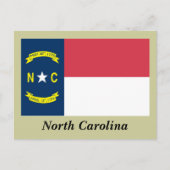vlag van de staat North Carolina Briefkaart (Voorkant)