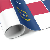 vlag van de staat North Carolina Cadeaupapier (Rol Hoek)