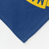 vlag van de staat North Carolina Fleece Deken (Hoek)