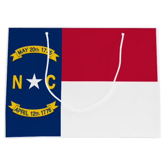 vlag van de staat North Carolina Groot Cadeauzakje (Voorkant)