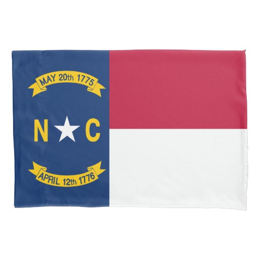 vlag van de staat North Carolina Kussensloop (Voorkant)