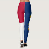vlag van de staat North Carolina Leggings (Achterkant)