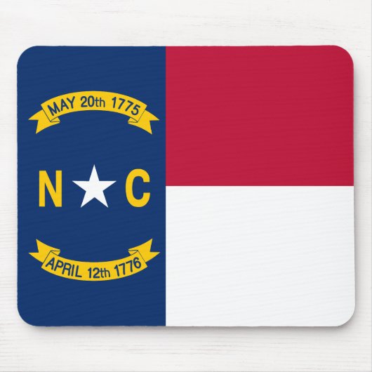 vlag van de staat North Carolina Muismat (Voorkant)