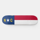 vlag van de staat North Carolina Persoonlijk Skateboard (Horizontaal)