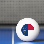 vlag van de staat North Carolina Pingpongbal (Net)