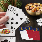 vlag van de staat North Carolina Pokerkaarten (Insitu)