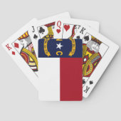 vlag van de staat North Carolina Pokerkaarten (Achterkant)
