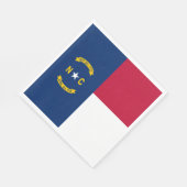 vlag van de staat North Carolina Servet (Hoek)
