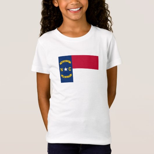 vlag van de staat North Carolina T-shirt (Voorkant)