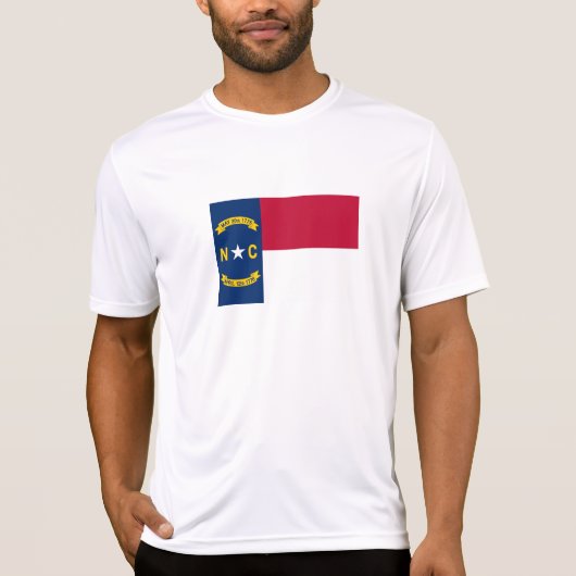 vlag van de staat North Carolina T-shirt (Voorkant)