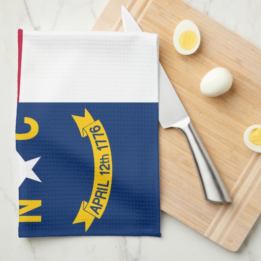 vlag van de staat North Carolina Theedoek (Quarter Fold)