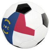vlag van de staat North Carolina Voetbal (Drie kwart)