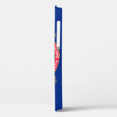 vlag van de staat North Dakota Case-Mate iPhone Case (Achterkant / Links)