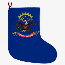 Vlag van de staat North Dakota (North Dakotan) Grote Kerstsok