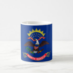 Vlag van de staat North Dakota (North Dakotan) Koffiemok