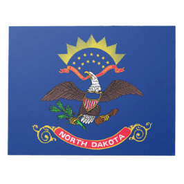 Vlag van de staat North Dakota (North Dakotan) Notitieblok