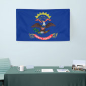 Vlag van de staat North Dakota (North Dakotan) Spandoek (Beurs)
