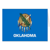 vlag van de staat Oklahoma (Voorkant Horizontaal)