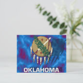 vlag van de staat Oklahoma Briefkaart (Staand voorkant)