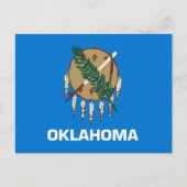 vlag van de staat Oklahoma Briefkaart (Voorkant)