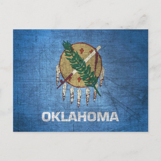 vlag van de staat Oklahoma Briefkaart (Voorkant)