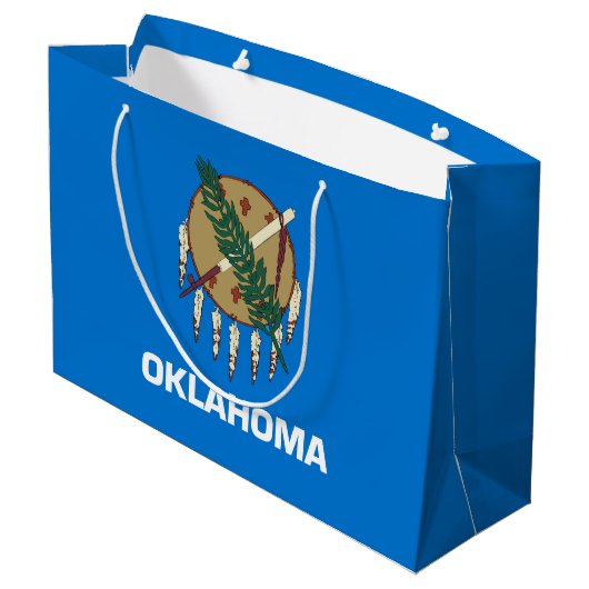 vlag van de staat Oklahoma Groot Cadeauzakje (Achterkant Gekanteld)