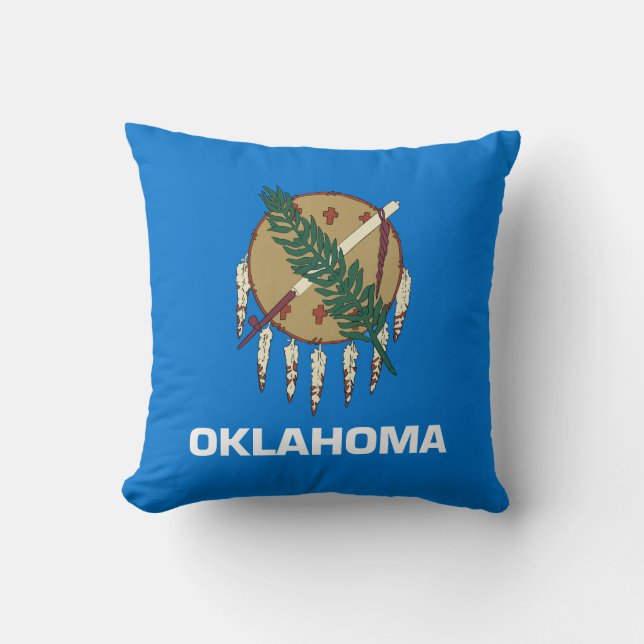vlag van de staat Oklahoma Kussen (Voorkant)