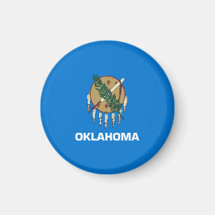 vlag van de staat Oklahoma Magneet