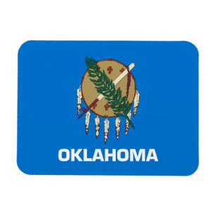 vlag van de staat Oklahoma Magneet