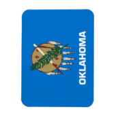 vlag van de staat Oklahoma Magneet (Verticaal)