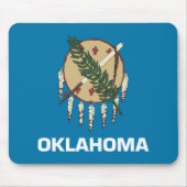 vlag van de staat Oklahoma Muismat (Voorkant)