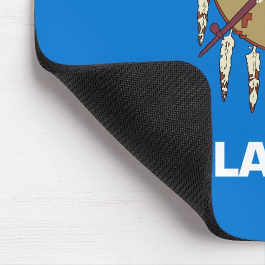 vlag van de staat Oklahoma Muismat (Hoek)