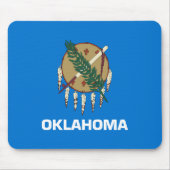 vlag van de staat Oklahoma Muismat (Voorkant)