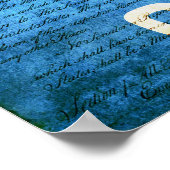 vlag van de staat Oklahoma Poster (Hoek)