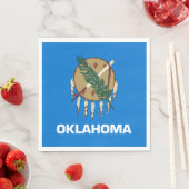 vlag van de staat Oklahoma Servet (Insitu)